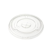 16oz Clear Lids (Flat/Strawcut) X1000