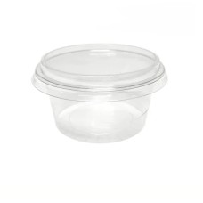 4oz Clear Containers & Lids X1000