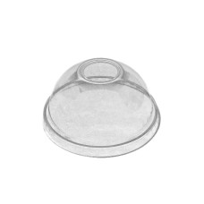 16oz Clear Lids (Dome With Hole) X1000