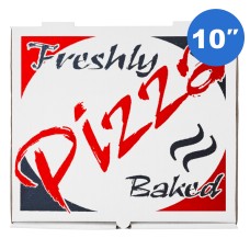 10" White Pizza Boxes X100